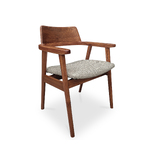 Kiyo Tasmanian Blackwood Timber Dining Chair - Oatmeal