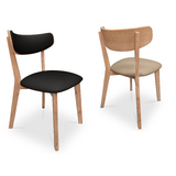Kieran Retro Dining Chair - Messmate Timber