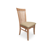 Matilda Messmate Timber Dining Chair - Upholstered Seat PAPERBARK