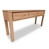 Grove Australian Hardwood 3 Drawer Hall Console Table