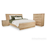 Aziah QUEEN Panel Bed Tallboy Package