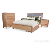 Harper Ash Timber Tallboy Bedroom Package