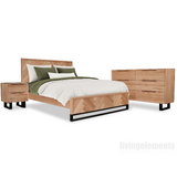 South Wharf Herringbone Dresser Bedroom Package QUEEN