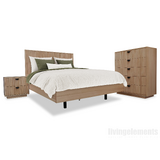 Kiara Sydney Blue Gum Tallboy Bedroom Package QUEEN