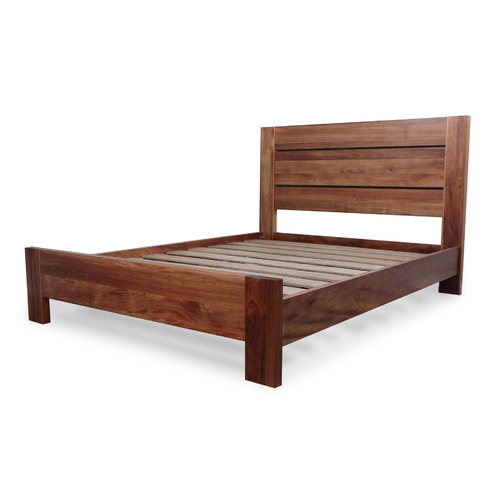 Manhattan Tasmanian Blackwood Queen Bed | Living Elements