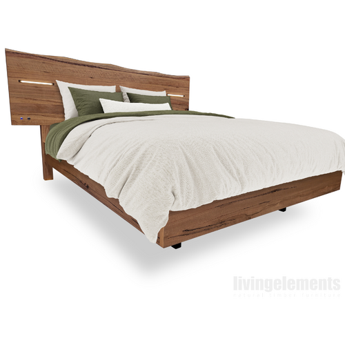 Marri Live Edge Timber Queen Bed