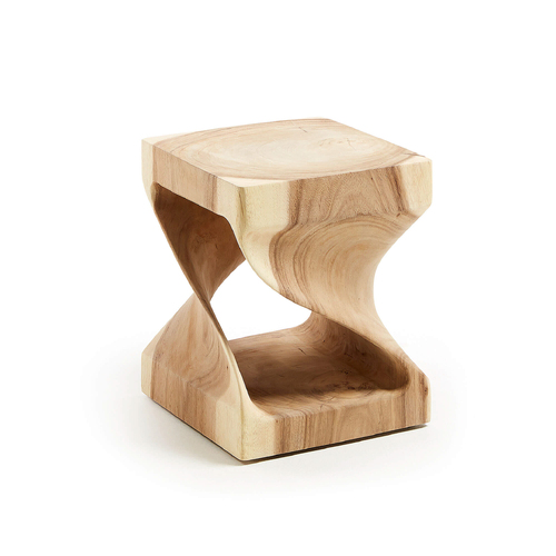Summit Carved Interior Timber Side Table