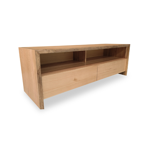 Botany Live Edge Messmate 1500 Open Shelf TV Unit