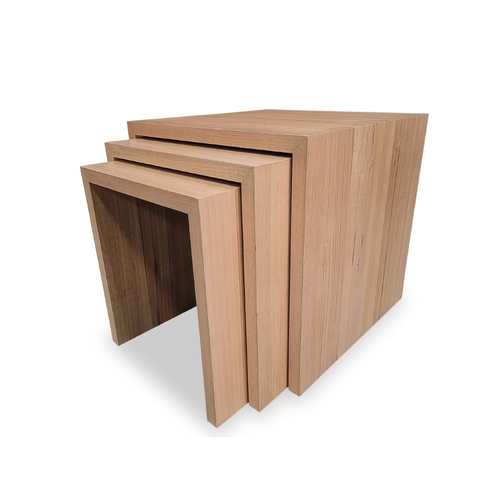 Kiama Messmate Timber Set of 3 Nesting Tables