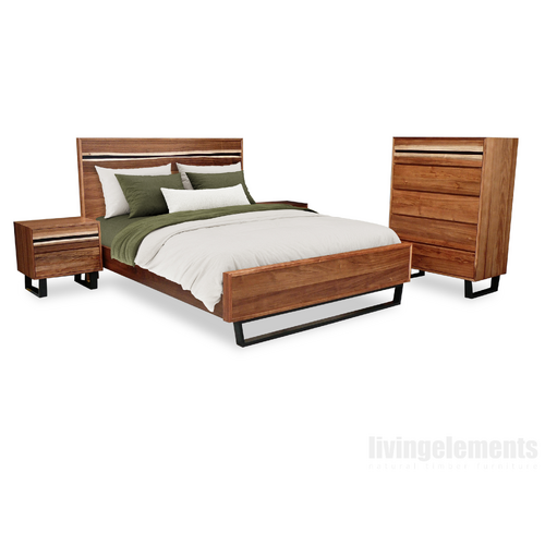 Blackwood Live Edge Tallboy Bedroom Package