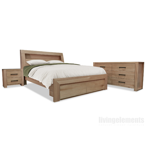 Marlo Sydney Blue Gum Dresser Bedroom Package