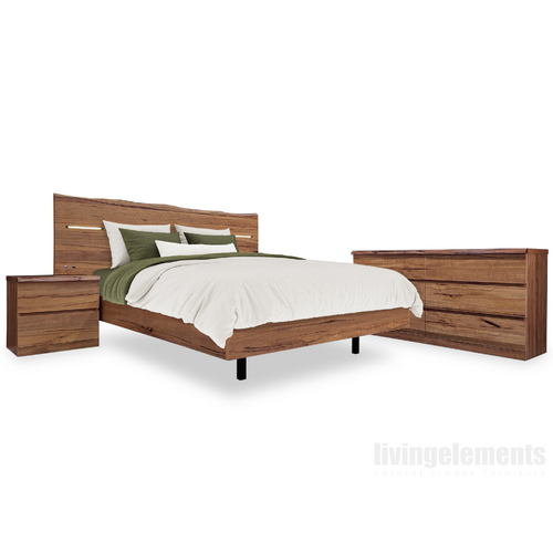 Marri Live Edge Timber Dresser Bedroom Package